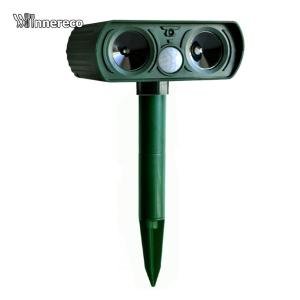 Ultrasonic Insect Repellent Infrared Solar Animals Deterrent Machine Multifunctional Waterproof PIR Motion Detector Gardening Supplies