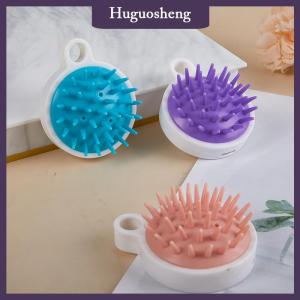 [huguosheng] Silicone massage lược nhẹ nhàng và linh hoạt đầu massage Lược sáng tạo chống gàu Bàn chải tóc Salon công cụ làm sạch bàn chải