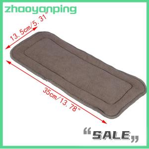 zhaoyanping Washable Adult Diaper 5 Layers Bamboo Charcoal Cloth Nappy Liner Insert Pad