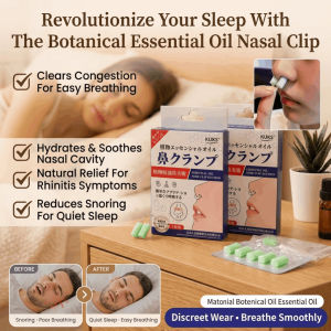 Plant Essential Oil Anti-Snoring Nasal Clip Male Nasal Expander Portable Breathing Nose Clip Prevent Sleep Stop Snoring