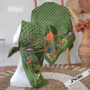 (BISA COD) Kerudung Segi Empat Voal Motif Bunga Dandelion HIjab Voal MOTIF Lasercut Kerudung Hijab Segi Empat Voal Premium/ Voal Motif