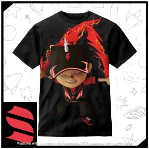 KAOS ANAK | KAOS PRINTING - KAOS DISTRO ANAK MODEL BOBOIBOY / BOBOBOY HALILINTAR