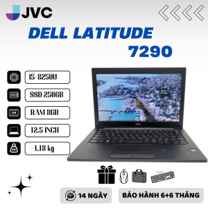 Laptop giá rẻ DELL LATITUDE 7290 I5-7300U/ 8GB/ SSD256GB/ 12.5HD Pin>3-5h