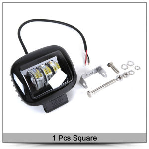 6D Lens 5 Inch Round Square Led Công Việc Nhẹ 12V Cho Xe 4WD ATV SUV UTV Xe Tải 4X4 Offroad Xe Máy Tự Động Làm Việc Lái Xe Đèn