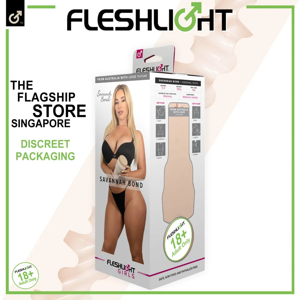 FLESHLIGHT GIRLS Sex Toy Savannah Bond Australia With Love Vagina  Masturbator Sex Cup Male Stamina Trainer | Lazada Singapore