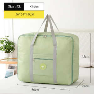 [Large Capacity]Homy Travel Bag Foldable Travel Bag Clothes Storage Bag Waterproof Luggage Bag for Clothes Quilt Premium Quality Travel Pouches