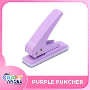 KW Trio Single Hole Puncher 6mm up to 40 sheets Non Slip Puncher for office School Supplies