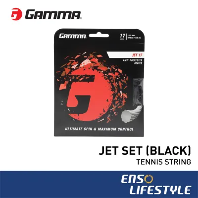GAMMA Tennis String - Jet Set (Black)