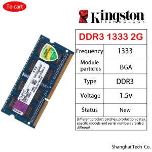 Kingston DDR3 DDR3L 2GB 4GB 8GB Laptop RAM 1066/1333/1600MHz  1.35V 1.5V PC3 SODIMM Memory notebook
