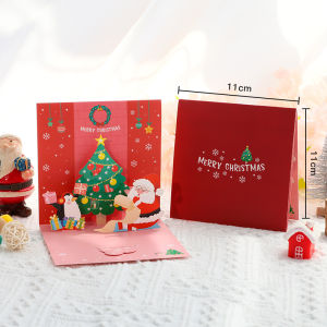 [SG Seller]  3D Christmas greeting card with envelope