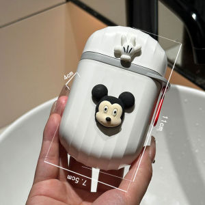 MUDMEE กล่องสบู่สำหรับเดินทางกล่องเก็บของมีฝาปิดหรูหราเบาๆกล่องสบู่มินิแบบพกพาสะดวกสำหรับเดินทางไปทำงานนอกสถานที่