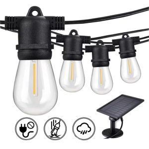 ✅100% Original AMZ Solar Energy LED Bulbs String Fairy Lights Outdoor Lamp Decoration Waterproof