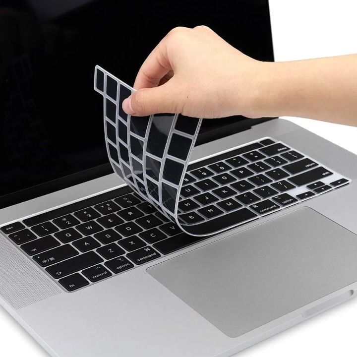 Transparent Clear Black Silicone Keyboard Skin Cover Protectors