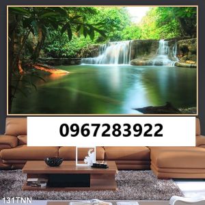 Gạch tranh 3D phong cảnh treo tường