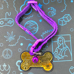 Vòng đeo cổ thú cưng - Thẻ tên thú cưng - pet tag - thẻ tên chó mèo khắc tên theo yêu cầu.