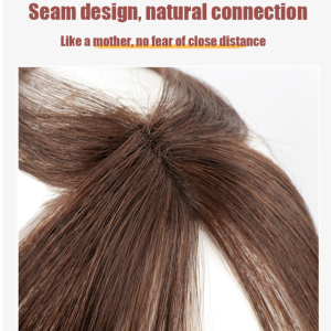 X23022007L-Natural Invisible Eight-Character Bangs for Summer Women  Stylish and Elegant  Perfect for Influencers  Durable and Face-Enhancing