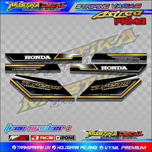 STRIPING VARIASI LIST MOTOR ASTREA PRIMA / STICKER VARIASI HONDA ASTREA PRIMA