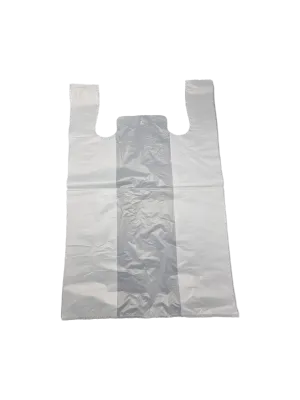 💯 [SG STOCK] Clear Carrier bag | Translucent Bag | Transparent Plastic Carrier Bag | Food Carrier Bag | Takeaway plastic