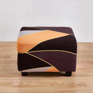 Stretch Polyester Home Hotel Universal Footstool Cover Chair Cover All-inclusive Dust Cover Cover Fabric Color/solid Color
