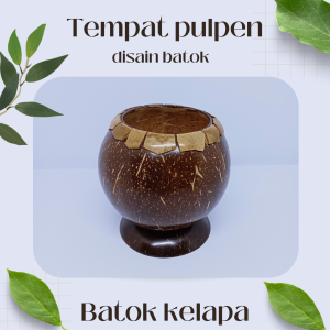 Tempat pulpen pensil aesthetic Tempat pulpen jualan Tempat pulpen pensil Batok kelapa