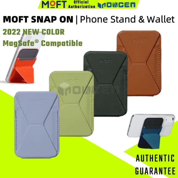 Moft Snap On Magsafe Phone Standandwallet With 2022 New Color Magnetic Attach No Glue Portable