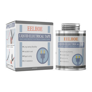 EELHOE High-Temperature Resistant Sealant Waterproof Liquid Insulation Electrical Tape Fixed Insulating Sealing Glue Electrical Equipment Bonding Airtight UV Resistant Coating Waterproof Liquid Insulation Electrical Glue Tape (125ml)