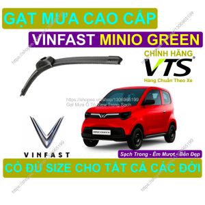 Gạt Mưa Silicon Kính Lái Vinfast Minio Green Cặp Gạt M.ưa Kính Lái Vinfast Minio Green Có Đủ S.ize Cho Các Đời Xe