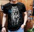 KAOS MACAN 3D FULL SABLON PRINTING DESAIN KEREN / Redy Ukuran JUMBO XXL. 