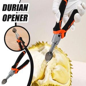 GROCERIY Durable Durian Opener Multiuse Easily Opening Fruit Opening Tool Multi-Purpose Save Labors Durian Pliers Camping