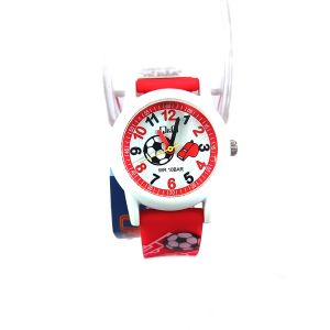 Q&Q (V22A-010VY) Kids Soccer Theme Quartz Watch
