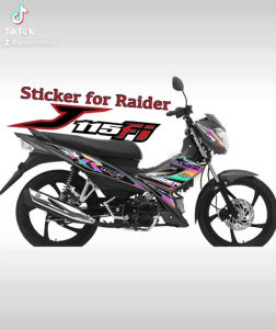 Raider J115 stock decal redesign high quality laminated sticker