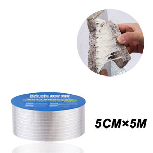 Waterproof Tape Butyl Aluminum Foil Repair Wall Crack Bathroom repair sealant Easy to use tool