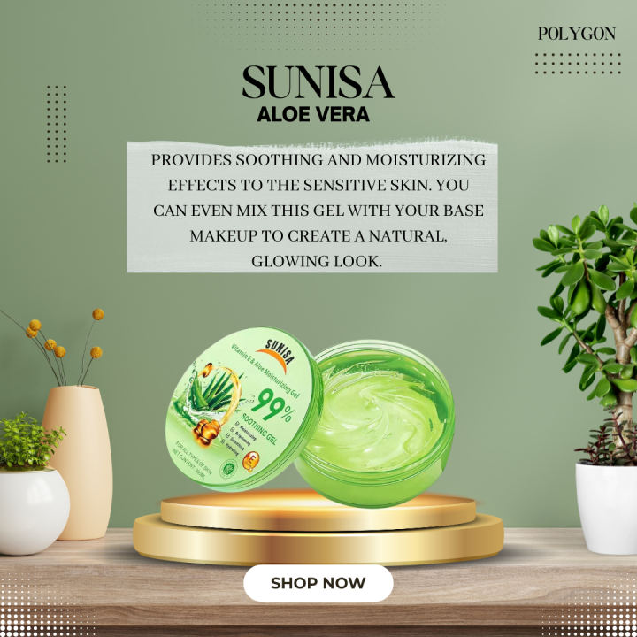 SUNISA 99 ALOE VERA & Vitamin E Soothing Gel Blossom Vitamin C
