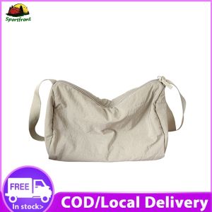 Casual Women Tote Bag Large Nylon with Slouchy Design and Adjustable Strap for Travel and Everyday Use