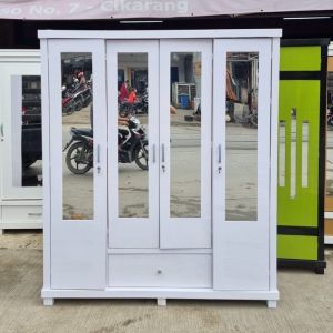 Lemari Baju 4 Pintu Bukaan / Lemari Pakaian Pintu Bukaan