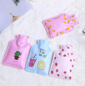 Cute Mini Cartoon Warm Water Bag  Mini Hot Water Bag Cute Cartoon Hot Compress Bag Bottle Warm Water Heat Therapy BPA Free