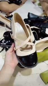 [FREESHIPMAX]-Giày bệt búp bê hai quai chéo mũi tròn dày dặn chắc chắn- Thời trang nam nữ 88