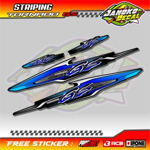 STRIPING VARIASI SUZUKI TORNADO GS / STICKER LIST VARIASI MOTOR TORNADO GS