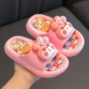 Childrens Slippers Wholesale Boys and Girls Children Teens Babies 3D Three-Dimensional Cartoon Non-Slip Soft Bottom Summer Slippers Stall