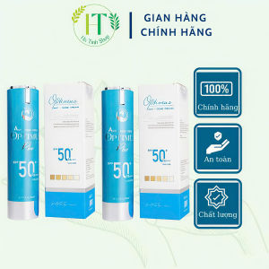 Combo Kem Chống Nắng Thanh Mộc Hương Optimus Anti Shine Chống Trôi Nâng Tone Bảo Vệ Da SPF50+ PA++++ 50ml