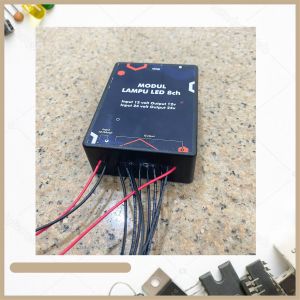 [BARU] Modul Lampu LED 8 chanel input dan output 12v/24v untuk bak truk atau Bus