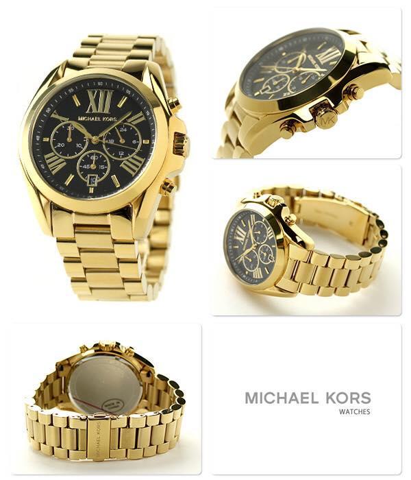 Michael Kors Chronograph Bradshaw Ladies Watch (MK5739) Black |  WatchShop.com™