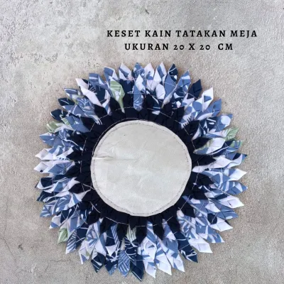 PROMO 1 pcs !! Keset Kain Percah Cantik Murah Meriah / keset / keset anyam / keset murah / kesen