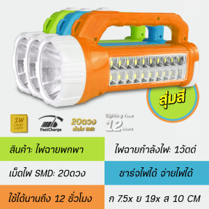ไฟฉายพกพา LED ไฟหน้ากับไฟข้าง ชาร์จไฟบ้าน ทนทาน ไฟฉายเดินป่า ไฟฉายส่องไกล โคมไฟตั้งโต๊ะ ถนอมสายคา โคมไฟฉุกเฉิน