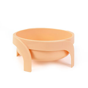 Cat Bowl Cute Tilt High-Foot Neck Protection Household Cat Bowl Dog Bowl Drinking Pet Bowl Food Bowl Anti-overturning