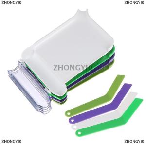 [COD] ZHONGYI0 1PC ยานับถาดกับไม้พายยาด้านขวามือเคาน์เตอร์ถาดยา