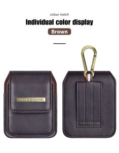 For Samsung Galaxy Z Flip 8/Flip 7/ Flip 6/Flip 5 Belt Clip Holster Case Cover Leather Waist Bag For Motorola Razr 60/60ultra2026