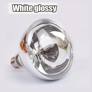 Red White Outdoor Bulbs for Pets Flood Light Bulb for Chicken Infrared Reflector 200W E27 Base Heat