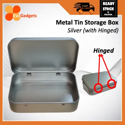Metal Tin Storage Box / Rectangular Small Container / Multipurpose Storage Tin Box / Gift Box / Door Gift