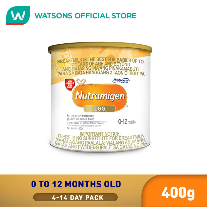 NUTRAMIGEN LGG Infant Formula Milk Powder for 0-12 Months Old 400g Lazada  PH
